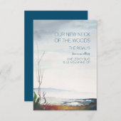 Wasserfarbenfall Berge Ankündigung (Vorne/Hinten)