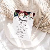 Wasserfarbenfall Brunch mit Brautdusche Einladung