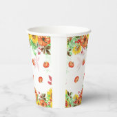 Wasserfarbenfall Erntedank Herbstpumpenfutter Pappbecher (Rechts)