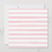 Wasserfarbenfall Floral Pumpkin Wreath Baby Dusche Einladung (Rückseite)