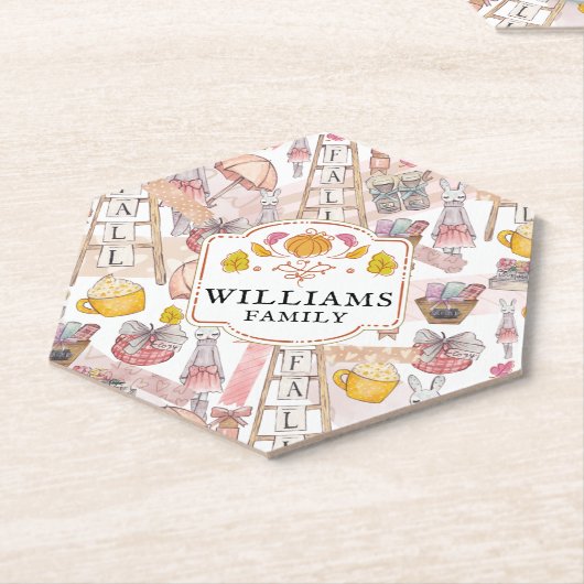 Wasserfarbenfall Handgemalt Personalisiert Untersetzer (angewinkelt)