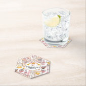 Wasserfarbenfall Handgemalt Personalisiert Untersetzer (Vor Ort)