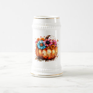 Wasserfarbenfallen Bierglas