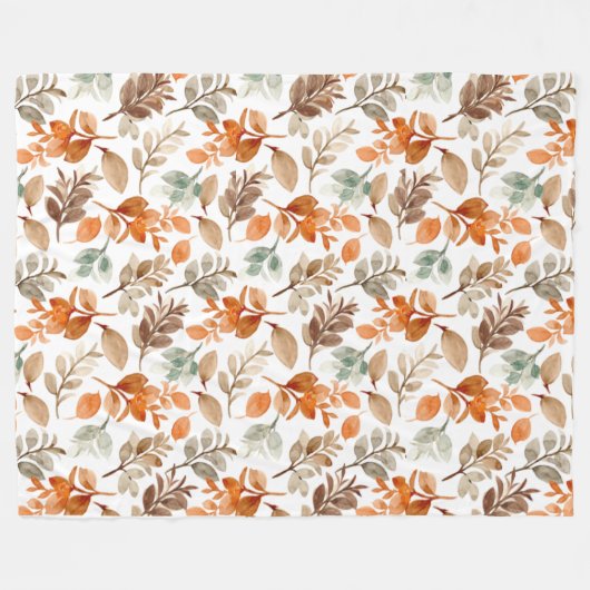 Wasserfarbenfallen Fleecedecke (Vorderseite (Horizontal))