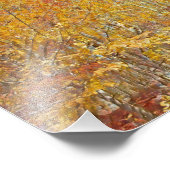 Wasserfarbenfallen Fotodruck (Ecke)