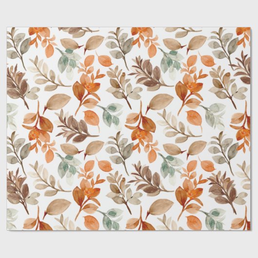 Wasserfarbenfallen Geschenkpapier (Flach)