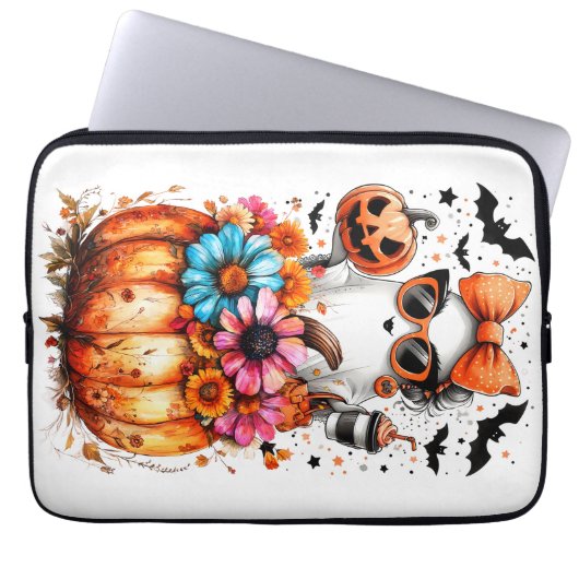 Wasserfarbenfallen Laptopschutzhülle (Vorderseite)