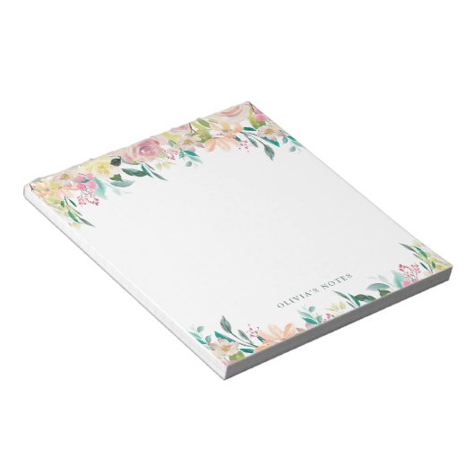 Wasserfarbenfallen Notizblock (angewinkelt)