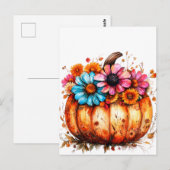Wasserfarbenfallen Postkarte (Vorne/Hinten)