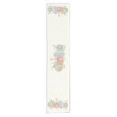 Wasserfarbenfallen Pumpkins Kurzer Tischläufer (Vorderseite)