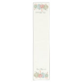 Wasserfarbenfallen Pumpkins Kurzer Tischläufer (Vorderseite)