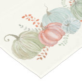 Wasserfarbenfallen Pumpkins Kurzer Tischläufer (Ecke)