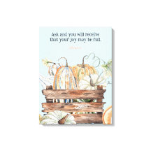 Wasserfarbenfallen Pumpkins mit Joybibelverse