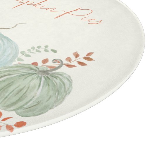 Wasserfarbenfallen Pumpkins Schneidebrett (Ecke)