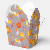 Wasserfarbenfallen, Pumpkins und Blätter bevorzuge Geschenkschachtel (Geöffnet)