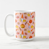 Wasserfarbenfallen, Pumpkins und Blätter Kaffeetasse (Links)
