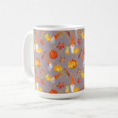 Wasserfarbenfallen, Pumpkins und Blätter Kaffeetasse (Vorderseite Links)