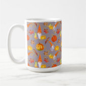 Wasserfarbenfallen, Pumpkins und Blätter Kaffeetasse (Links)