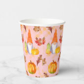 Wasserfarbenfallen, Pumpkins und Blätter Pappbecher (Rechts)