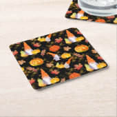 Wasserfarbenfallen, Pumpkins und Blätter Rechteckiger Pappuntersetzer (angewinkelt)