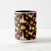 Wasserfarbenfallen, Pumpkins und Blätter Tasse (Zentrum)