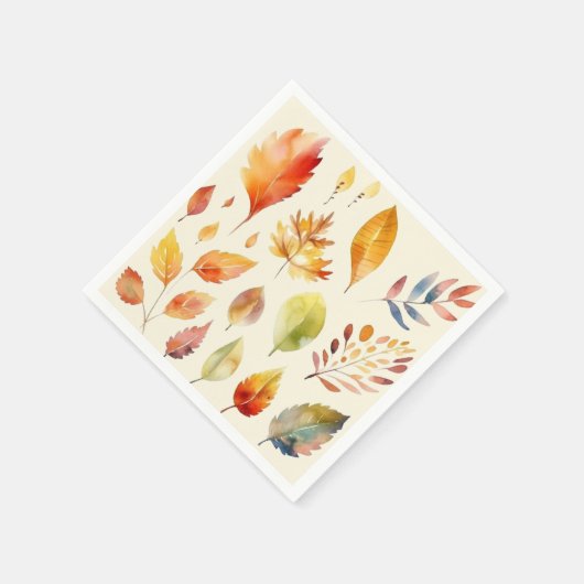 Wasserfarbenfallen Serviette (Ecke)