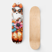 Wasserfarbenfallen Skateboard (Vorderseite)