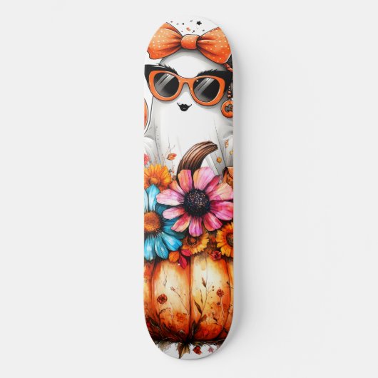 Wasserfarbenfallen Skateboard (Vorderseite)