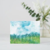 Wasserfarbenfarm 4 postkarte (Stehend Vorderseite)