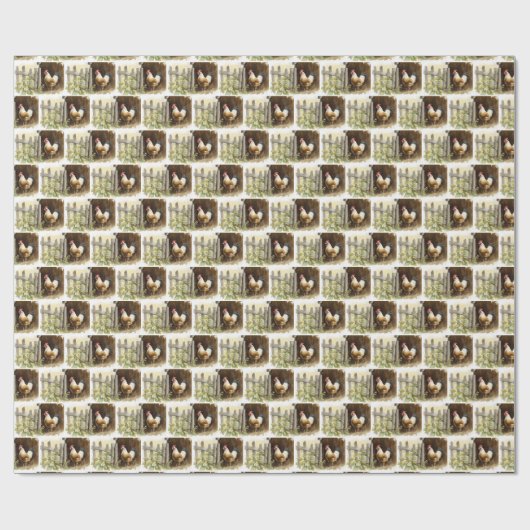 Wasserfarbenfarm Geschenkpapier (Flach)