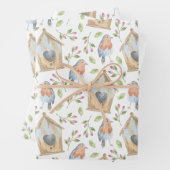 Wasserfarbenfeder Geschenkpapier Set (Beispiel)