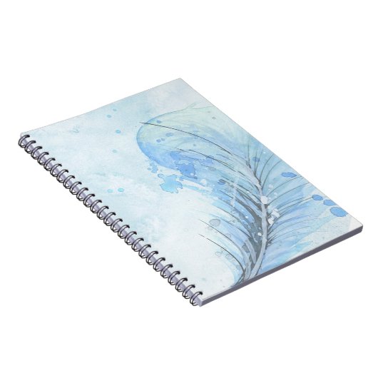 Wasserfarbenfeder Notizblock (Rechte Seite)