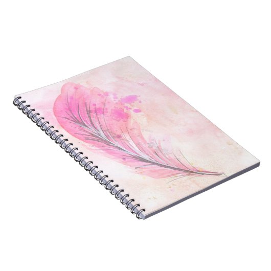 Wasserfarbenfeder Notizblock (Rechte Seite)