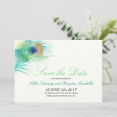 Wasserfarbenfederhalter Save the Date (Stehend Vorderseite)