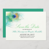 Wasserfarbenfederhalter Save the Date (Vorne/Hinten)