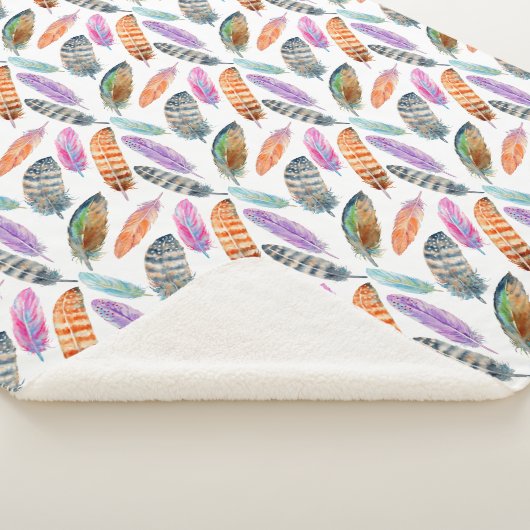 Wasserfarbenfedern Sherpadecke (3/4)