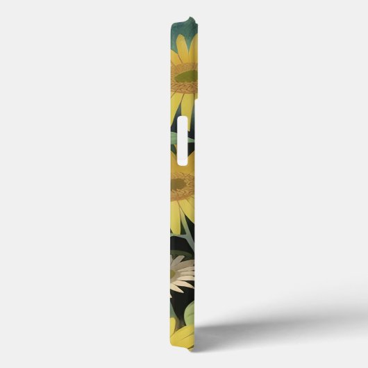 Wasserfarbenfeld der gelben Wildblumen Case-Mate iPhone Hülle (Rückseite / Rechts)