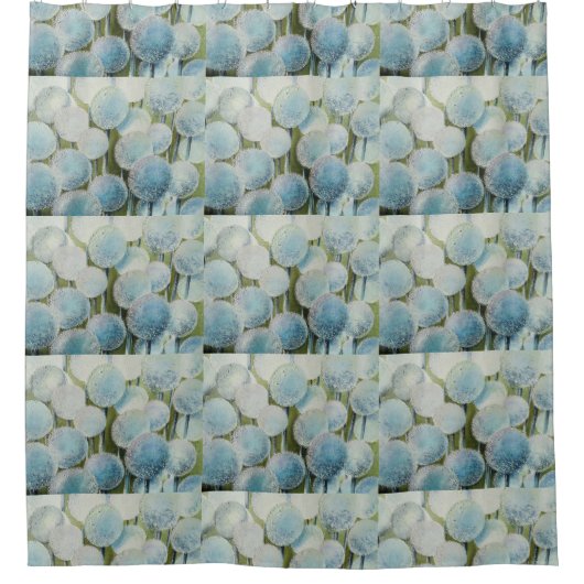 Wasserfarbenfeld Duschvorhang (Vorderseite)