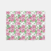 Wasserfarbenfeld Fleecedecke (Vorderseite (Horizontal))