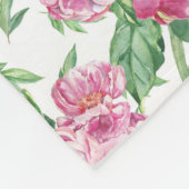 Wasserfarbenfeld Fleecedecke (Ecke)