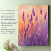 Wasserfarbenfeld Leinwanddruck