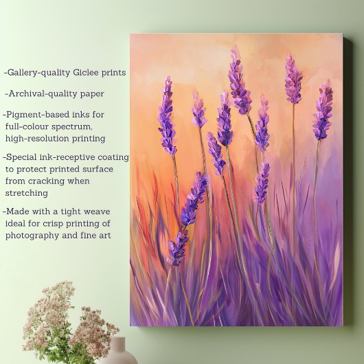 Wasserfarbenfeld Leinwanddruck