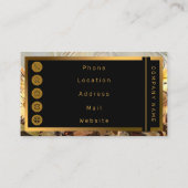 Wasserfarbenfeld Sonnenblumen Elegante Sammlung Visitenkarte (Rückseite)