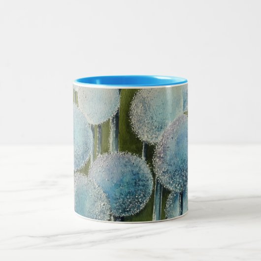 Wasserfarbenfeld Zweifarbige Tasse (Mittel)