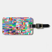 Wasserfarbenflaggen der Welt Gepäckanhänger (Vorderseite horizontal)