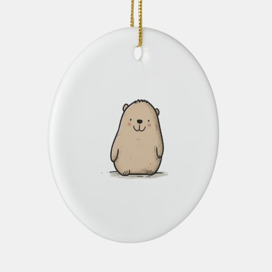 Wasserfarbenflasche Keramik Ornament (Rechts)