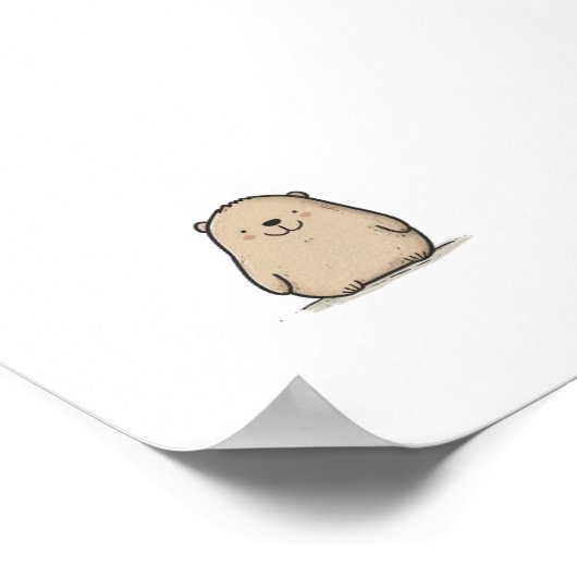 Wasserfarbenflasche Poster (Ecke)