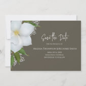 Wasserfarbenflorale Hochzeit Sichern Sie das Datum Save The Date (Vorderseite)