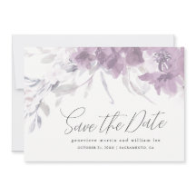 Wasserfarbenflorale Save the Date Hochzeit