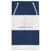 Wasserfarbenflorale Schönheitshochzeit Vielen Dank Kleine Geschenktüte (Rückseite)